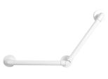 Alberts 141141 Maniglione, Scanalato, Regolabile Con Snodo, In Plastica, Bianco, Lunghezza Maniglia 324 Mm