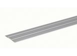 Alberts 491475 Profilo Di Transizione, Autoadesivo, Alluminio, Anodizzato Argento, 900 X 38 Mm