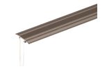 Alberts 490812 Profilo Di Transizione Per Montaggio A Scomparsa, Alluminio, Acciaio Inox Anodizzato, 900 X 32 Mm