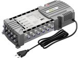 Goobay 64881 Multiswitch Satellitare 9 Ingressi/12 Uscite, Grigio Argento - Distributore Per Max. 12 Utenti Da Due Satelliti