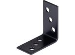 Alberts 824853 Connettore Angolare - Nero - Plastificato - 40 X 40 X 20 Mm, Set Da 100