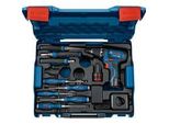 Akku-Bohrschrauber Gsr 12V-15 Professional Set, 12Volt Blau/Schwarz, 2X Li-Ionen Akku 2,0Ah, 8-Teiliges Handwerkzeug-Sortiment, L-BOXX