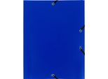 Exacompta Pp 0,4 Mm - Plain Blue Polipropilene (Pp) Blu A4