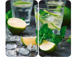 Wenko Set Di 2 Piastre Copri Fornelli Copri Taglieri In Vetro Mojito