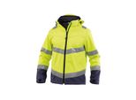 Dassy® Malaga Giacca Softshell Alta Visibilità Neon Yellow/Dark Blue Taglia M Lunghezza: Standard