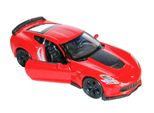Chevrolet Corvette Z06 2017 Modello Di Auto In Metallo Con Motore A Strappo Giocattolo Auto Giocattolo Welly 23 (Rosso)