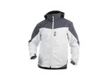 Dassy® Jakarta Giacca Softshell Bicolore White/Cement Grey Taglia 3XL Lunghezza: Standard