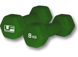 Manubri In Neoprene Urban Fitness - Pesi Esagonali 2 X 8 Kg Verde