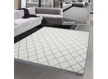 Tappeto Adatto Per Interni Ed Esterni | Design A Rombi | Reversibile Dimensioni - 200 X 290 Cm
