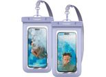 Spigen A601 Custodia Impermeabile Universale, Confezione Da 2 - Blu Acqua