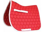Hy - Cuscinetto Da Sella, Disegno Natalizio BZ4684 (Pony) (Rosso/Bianco)