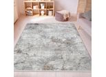 Tappeto Di Design Astratto Con Toni Di Colore Rilassanti In Beige Dimensioni - 160 X 230 Cm