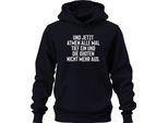 Tutti I Respiri Profondi Idioti Trattengono Il Fiato Sarcasmo Ironia Gag Felpa Con Cappuccio Unisex, Navy, L