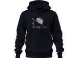 Hippotenuse Matematica Trigonometria Triangolo Hippo Regalo Insegnante Unisex Felpa Con Cappuccio, Navy, Xl