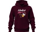 Es Eskaliert Eh Fenicottero Birra Godimento Spiaggia Festa Alcolici Mallorca Unisex Felpa Con Cappuccio, Borgogna, 3XL