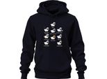 Detti Divertenti Sulle Pecore, Giochi Di Parole Sugli Animali, Umorismo Sulla Fattoria, Felpa Con Cappuccio Unisex, Blu, Xxl