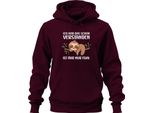 Capito Che Non Mi Interessa Il Bradipo Che Dorme Dice Divertente Ironia Felpa Con Cappuccio Unisex, Borgogna, 3XL