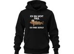 Non Sono Pigro, Ho Pazienza, Bradipo, Idea Regalo Divertente, Felpa Con Cappuccio Unisex, Nero, M