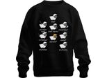 Detti Divertenti Sulla Pecora Giochi Di Parole Pecore Animali Umorismo Fattoria Unisex Felpa Pullover, Nero, Xl