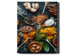 Oh Art! - Set Per Dipingere Con I Numeri - 40X50Cm, Con Cornice In Legno E Pennelli "Spezie In Cucina"" Fai Da Te"