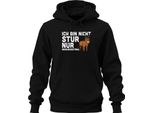 Non Sono Testardo, Ma Solo Supponente: Un Asino Divertente Che Dice Umorismo Regalo Felpa Con Cappuccio Unisex, Nero, Xxl