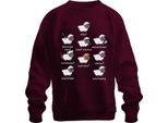 Detti Divertenti Sulla Pecora Giochi Di Parole Pecore Animali Umorismo Fattoria Felpa Unisex Pullover, Borgogna, Xxl