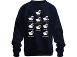 Detti Divertenti Sulle Pecore, Giochi Di Parole Sugli Animali, Umorismo Sulla Fattoria, Felpa Unisex, Blu, 3XL