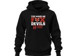Tu Mi Fai Volpe Diavoli Selvaggi Fuchs Teufels Wild Bayrisch Dicendo Felpa Con Cappuccio Unisex Felpa Con Cappuccio, Nero, M