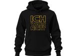 Non Sono Stato Io Sci Fi Geek Nerd Humour Idea Regalo Parodia Divertente Felpa Con Cappuccio Unisex, Nero, M