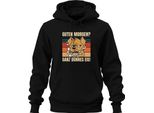 Buongiorno? Ghiaccio Molto Sottile! Morning Grouch Caffè Regalo Cane Unisex Felpa Con Cappuccio, Nero, M
