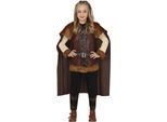 Avventura Vichinga Per Bambini Mantello Tunica Pantaloni Costume Vichingo Costume Carnevale Gioco Di Ruolo Storico Festa Di Carnevale Costume Festa Vichinga, Taglia: 128/134 Colore: Marrone