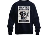 Wanted Dead Alive SchröDinger's Cat Divertente Idea Regalo Fisica Pullover Felpa Unisex, Navy, S