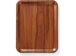 Vassoio Da Portata, Rettangolare, Antiscivolo, Laminato, Amerbox, Mogano, 460X360Mm