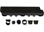 Set Di Canali Di Drenaggio Scarmaxx B125, Scarico Dell'acqua Piovana, Altezza 115 Mm - 2 M