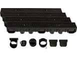 Set Di Canali Di Drenaggio Scarmaxx B125, Scarico Dell'acqua Piovana, Altezza 115 Mm - 4 M