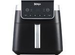 NINJA Heißluftfritteuse MAX PRO 6in1 Airfryer Heissluftfritteuse XXL 6,2L Fritteuse 60mi Timer, 2000,00 W, Friteuse Heißluftfritteuse Fettfrei
