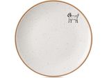 Piatto Da Dessert In Ceramica Beige 20 Cm