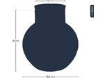 Bottiglia Terrario - Bottiglia Di Vetro Chiusa Con Tappo Di Sughero - Altezza 20Cm Ø18,5Cm - Terrario Vegetale In Vetro Riciclato - Mini Ecosistema Decorativo Per La Casa