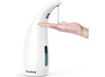 Distributore Automatico Di Sapone 4 Valori Regolabili, Sensore Elettrico 300 Ml Senza Contatto A Batteria, Impermeabile IPX6 Bagno, Cucina (Bianco)