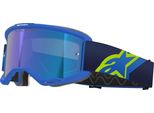 Occhiali Vision 5 Corp, Alpinestars (Blu/Giallo Fluo/Nero, Plexi Blu Specchiato) 2026