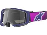 Occhiali Vision 8 Corp, Alpinestars (Viola/Chiaro, Plexi Argentato A Specchio) 2026