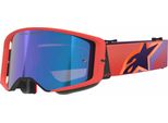 Occhiali Supertech Vision Corp, Alpinestars (Arancione/Viola, Plexi Blu Specchiato) 2026