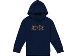 Ac/Dc - Felpa Con Cappuccio Per Bambini, Pullover TV22009 (152-158) (Navy)