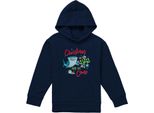 Alla Ricerca Di Nemo - Felpa Con Cappuccio "Christmas Here We Come"" Per Bambini TV22234 (116) (Navy)"