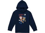 Paw Patrol - Felpa Con Cappuccio "Ruff Ruff Rescue"" Per Bambini, Screziata TV22574 (116) (Navy)"