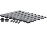 Drenaggio Lineare H55 Zincato Griglia Fino A 1,5 Tonnellate A15 Set 8M Aquer