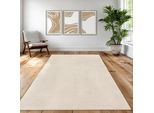 Tappeto Crema Morbido E Setoso Per Soggiorno, Camera Da Letto, Sala Da Pranzo Dimensioni - 120 X 160 Cm