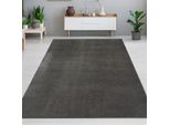 Tappeto Moderno Antracite Morbido E Vellutato, Facile Da Pulire, Per Un Ambiente Elegante Dimensioni - 200 X 280 Cm