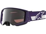 Occhiali Supertech Vision HUNTA96 Xxv, Alpinestars (Viola/Bianco, Plexi Argentato A Specchio) 2026