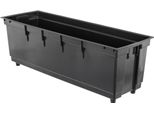 Inserto Kadax 56Cm Per Fioriera, Inserto In Plastica Nero Per Piante, Inserto In Plastica Per Fioriera E Cassetta Da Balcone, Inserto Per Fioriera, Vaso Interno (56,5 X 19 Cm)